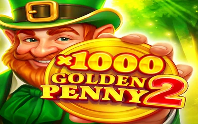 X1000 Golden Penny 2 social slot game screen